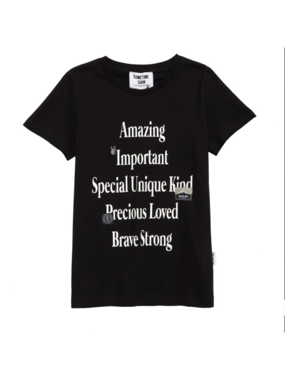 Sometime Soon Kids Unique Graphic Tee Size 6 Youth - New With Tags